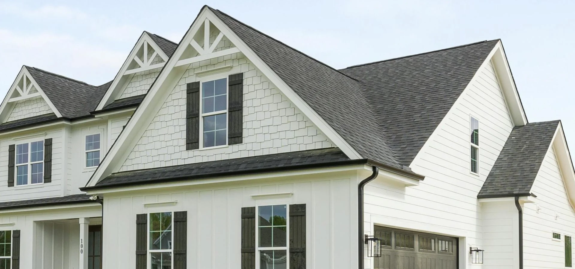 A professionally installed roof on a Middle Tennessee home